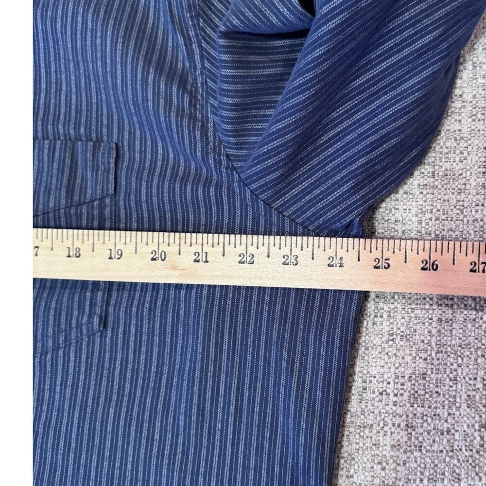 LL Bean Men's Traditional Fit Blue Button-Down Pocket Long Sleeve Shirt Sz L - Picture 9 of 9